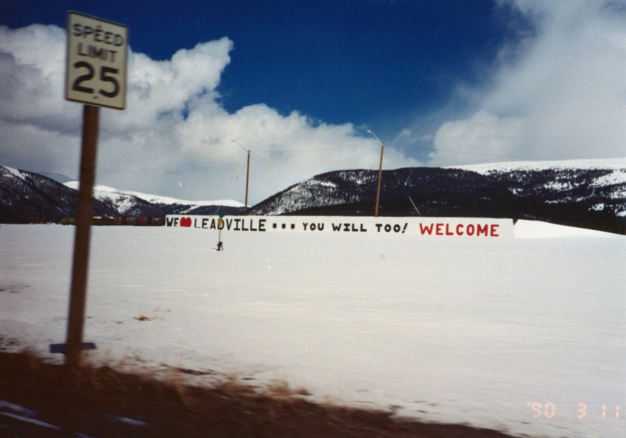 Aand M house hunting in Leadville 1990